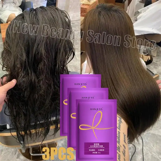 Magical Hair Mask Keratin Hair Care Cream 5 Second Repair Dry Frizz Damage Treatment Purple Masks Soft Shiny For Hair Health