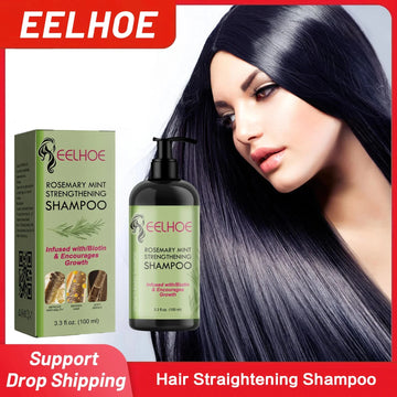 100ml Hair Straightening Shampoo Repair Damaged Hair Scalp Treatment Anti Dandruff Root Renew Nourishing Hair Rosemary Shampoo