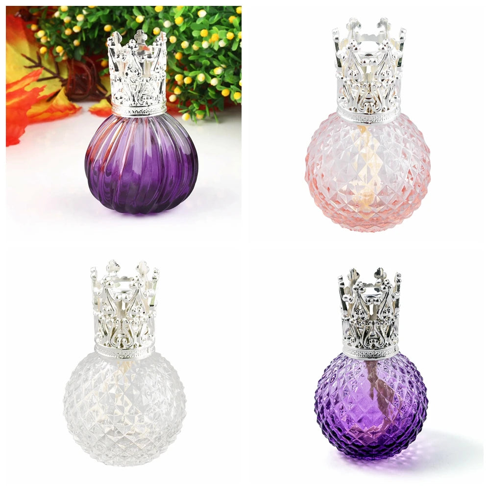 100ML Glass Perfume Bottle Fragrance Lamp Essential Oil Diffuser Fitting Travel Gifts Home Decor