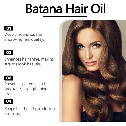 Raw Batana Oil for Hair Growth 100% Natural Can Prevent Hair Loss in Both Men and Women Increase Hair Thickness and Smoothness