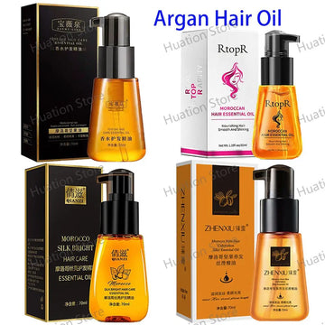 Morocco Argan Hair Oil Care Essence Nourishing Repair Damaged Improve Split Hair Rough Remove Greasy Treatment Hair Care 30/70ml