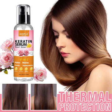 Goiple Keratin Hair Serum Moisturizing Anti Frizz Control Protein Oil for Heat Protectant Smooth Hair Thermal Protection Spray