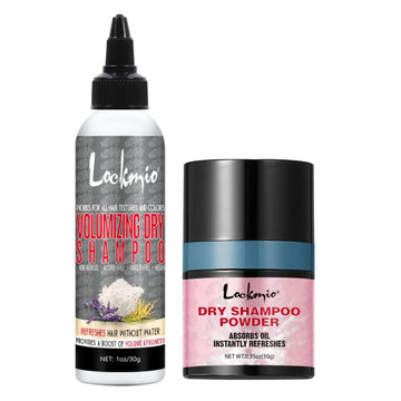 LOCKMIO Volumizing Dry Shampoo Powder Refreshes Hair Without Water Fluffy Spray Absorbs Excess Oil and Smooth Hair Care Products