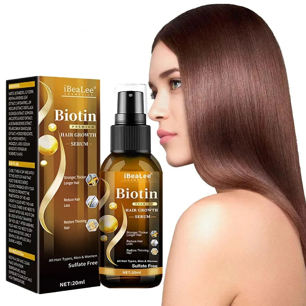 Biotin Hair Repair For Man Women For Hair Weak Oil Scalp Repair Serum Spray Thicken Hair Serums For Promoting Healthier 20ml