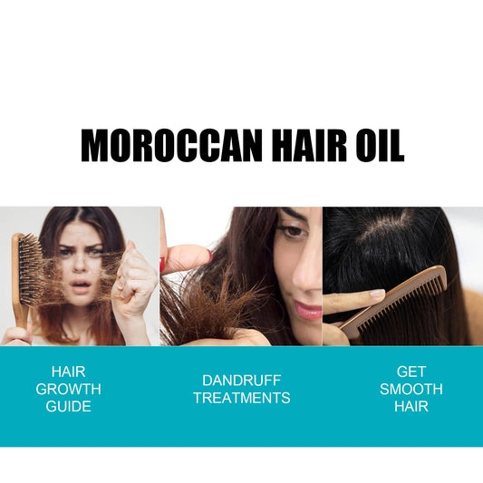 Moroccan Hair Essential Oil Anti Hair Loss Curly Frizz Repair Damaged Hair Nourishing Scalp Deep Hydrating Smoothing Conditioner