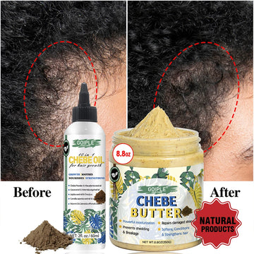 8.8oz African Chebe Butter for Growth Moisturizing Repair Damaged Hair Mask Anti Loss Serum Regrowth Treatment Essence Oil Care