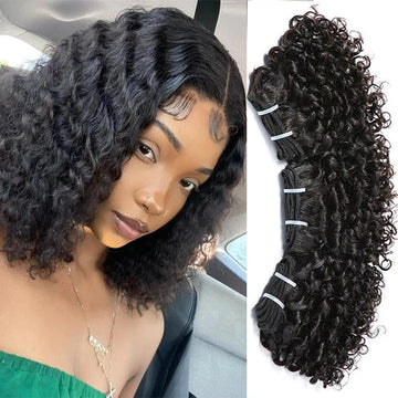 Brazilian Curly Hair Bundles 100% Human Hair Weave 1/3/6 Pieces Tissage Humain Hair Natural Remy Kinky Curly Hair Extensions