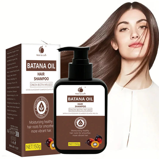 Batana Oil Shampoo Hair Growth Deep Cleansing Scalp Care Oil Control Strengthening Hair Root Shampoo 150ml