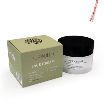 Anti-ageing Snail Slime Face Cream - 50 ml Enriched with Hyaluronic Acid, Acmella Oleracea, Argan Oil and Vitamin E