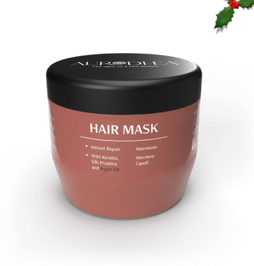 Detangling Hair Mask with Argan Oil - 500 ml Enriched with Keratin and Silk Proteins