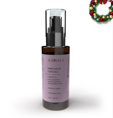 LIGHT DROPS - Scented Hair Liquid Crystals - 50 ml Enriched with Linseed Oil, Keratin, Hyaluronic Acid and Silk Proteins