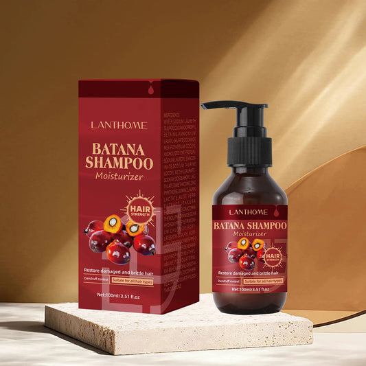 Batana Shampoo Hair Strengthing Moisturizer Restore Damaged and Brittle Hair Dandruff Control Shampoo for All Hair Types