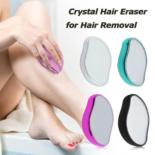 Crystal Epil Hair Removal Eraser Painless Safe Reusable Easy Clean Depilation Tool Physical Glass Hair Remov Body Beauty Eraser